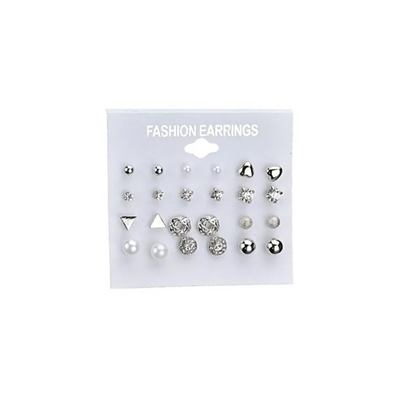 Deluxe Aretes 12 En 1 Joyería Para Mamá, Abuela, Novia,