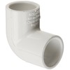Spears 406 Series PVC Pipe Fitting, 90 Degree Elbow, Schedule
