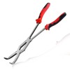 LEONTOOL 90° Long Nose Pliers, Double Pivot Type, Long Pliers,