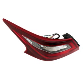 labwork Left Outer Tail Light Replacement for Nissan Altima SR 2016-2018 Rear Brake Lamp Smoke Lens LH 265559HS1A NI2804111