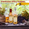 NVioAsport 16 Pack Glass Vanilla Extract Bottles 5 oz with