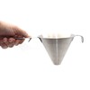 cocktail Chinese Kitchen Conical Sauce Filter Sieve Deep Drainer Stainless