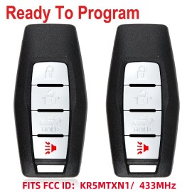 Unbranded 2 KR5MTXN1 FITS Mitsubishi Outlander 2021 2022 2023 Keyless Remote Smart Key Fob