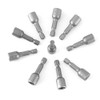 Akozon Magnetic Bit Adapter Magnetic Socket Spanner 10 Pieces/Set 1/4