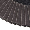 sourcing map 4 Inch Flap Disc 240 Grit Sanding Grinding