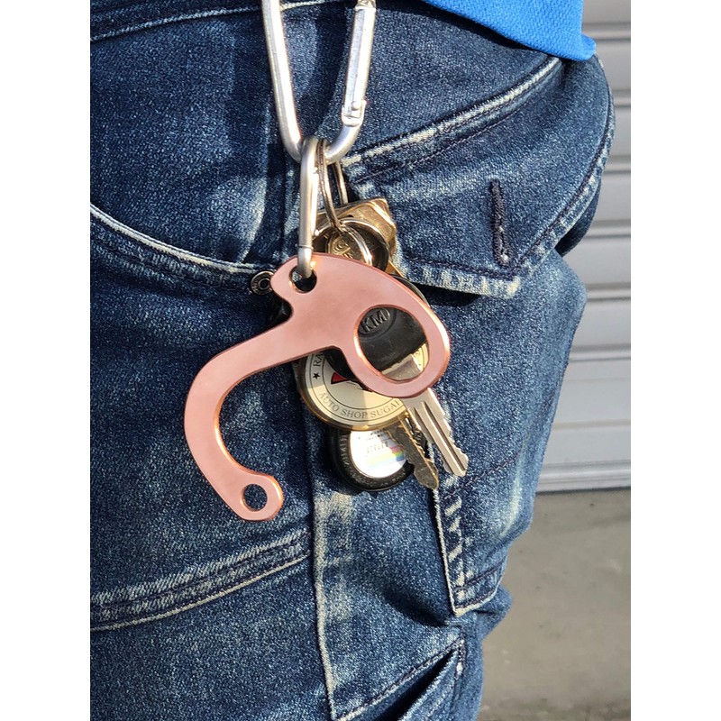 Kijima P00052 Motorcycle Helmet Lock Holder Helllock Assist α Copper,
