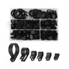 Fydun Cable Clips, Pack of 200 Nylon Plastic Cable Holders,