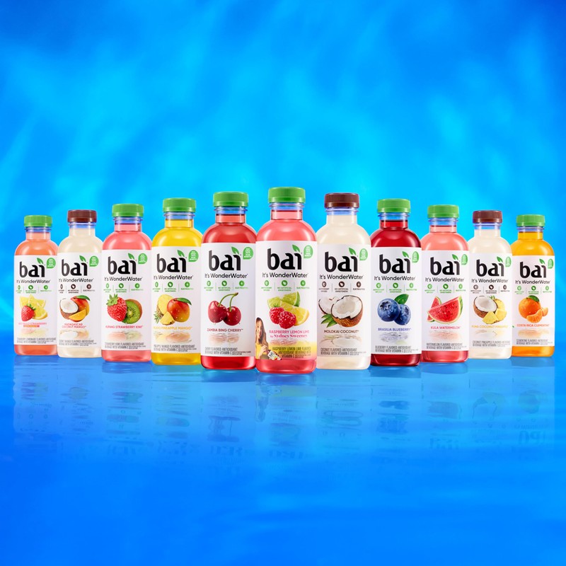 Bai Antioxidant Infused Water Beverage, Raspberry Lemon Lime, with Vitamin