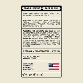 W By Jake Paul Body Spray, Odor Blocking, Long Lasting, Fresh Ice 3.4 Fl oz