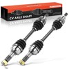 A-Premium Pair (2) Front CV Axle Shaft Assembly Compatible with