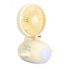 Desktop Cooling Fan with Mist Function USB Rechargeable Fan Portable