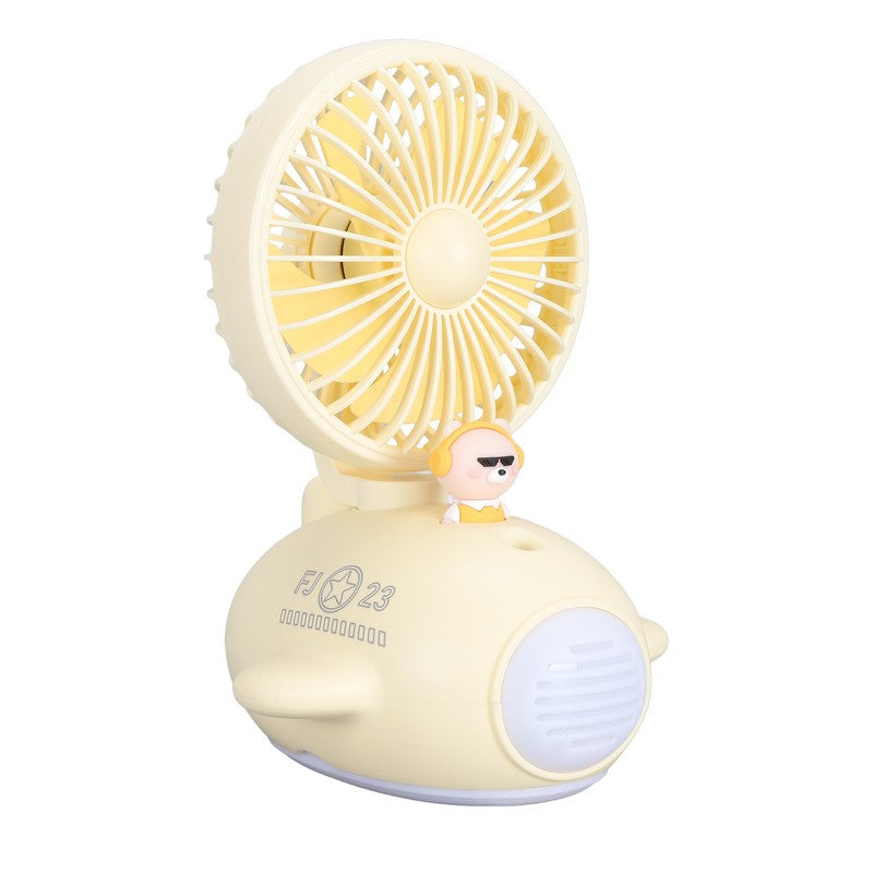 Desktop Cooling Fan with Mist Function USB Rechargeable Fan Portable