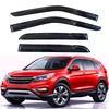 KPY Rain Guards Fit for 2012-2016 Honda CRV, Out-Channel Window