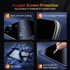 BSTW for 2025 Toyota RAV4 Air Conditioning Screen Protector for 2019-2025 RAV4 Climite Control Display Soft Nano Protective Film 2PCS (RAV4 AC Panel Film)