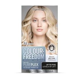 Colour Freedom 12.2 Pearl Blonde Permanent Hair Colour. Ammonia-Free, Brass-Defying Formula with PurePlex to Protect and Restore. Up to 5 levels of lift. By Knight & Wilson