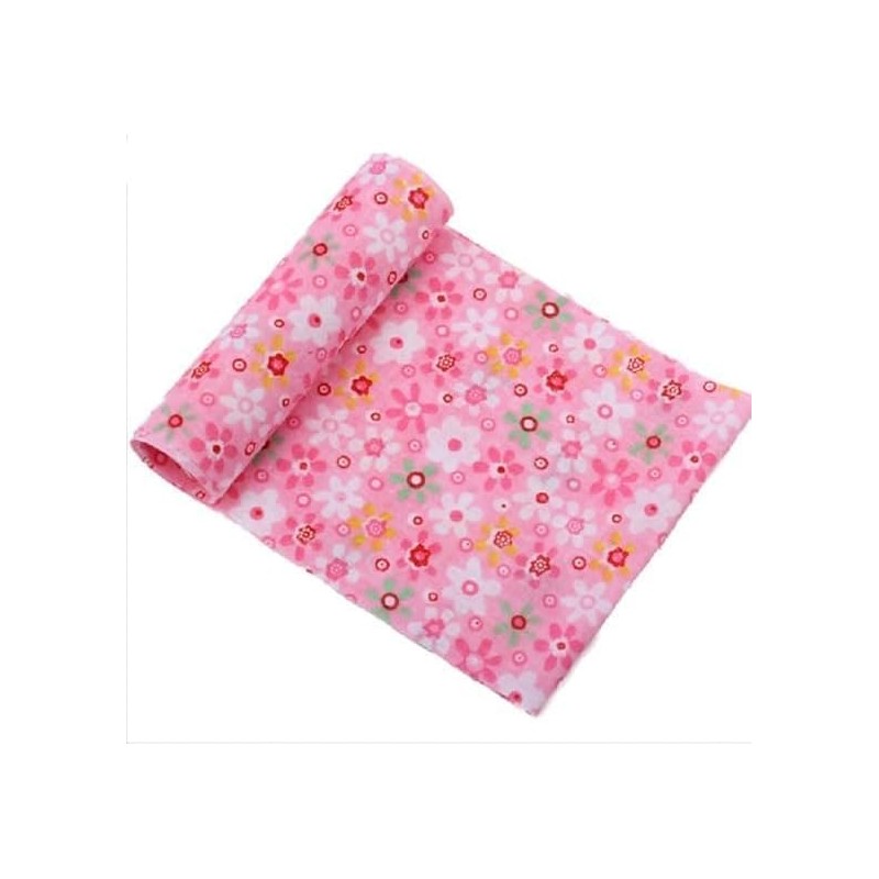 7Pcs Top Pink Cotton Craft Fabric Bundle Squares Patchwork DIY