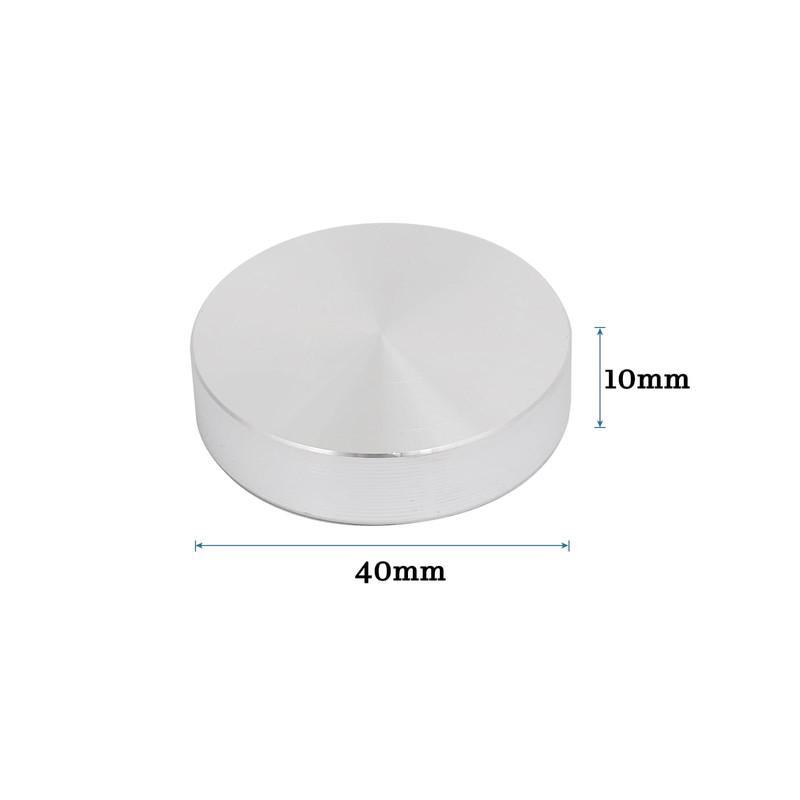 QUARKZMAN 40 mm Aluminium Disc x 4 Pieces Circular Discs
