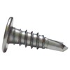 JPF Steel Drill Screws, M5X, Stainless Steel, Flat Head, Total
