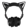 Cat Ear Bluetooth Headset, Bluetrumv5.0 Gaming Headphone with Microphone and