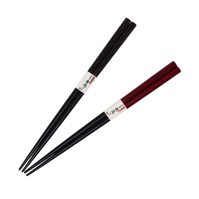 Wakasa Lacquer Chopsticks for Married and Wife Chopsticks Dishwasher-Safe, Non-slip,