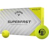 Callaway Golf Superfast Bold Yellow Monogrammed Golf Balls - 15