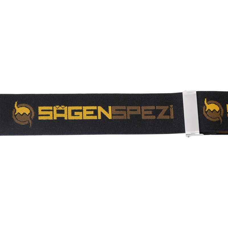 Sägenspezi Logo Braces for Buttons, Elastic, One Size, black