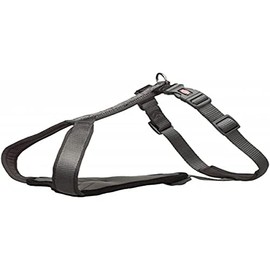 TRIXIE Dog - Premium Y Harness, M: 50-60 cm/20 mm, Graphite (Advent-03)