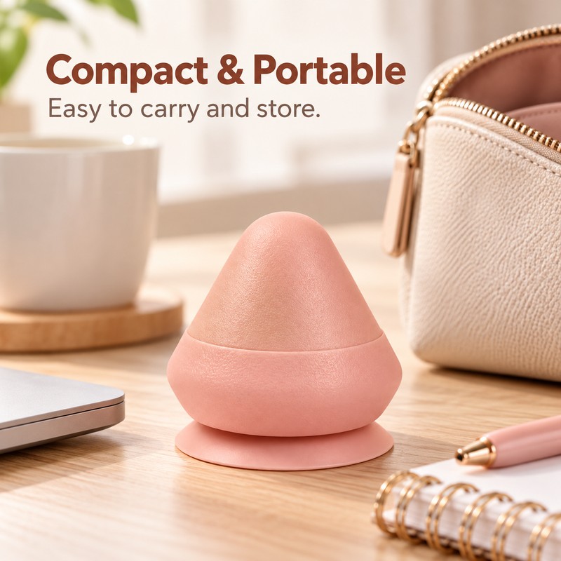 Silicone Massage Cone for Full Body Self-Massage – Portable Tool