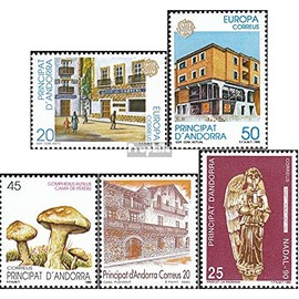 Andorra - Spanish Post 214-218 (complete.issue.) Volume 1990 completeett 1990 Europe, Mushrooms, Tourism, Weihnacht (Stamps for collectors)