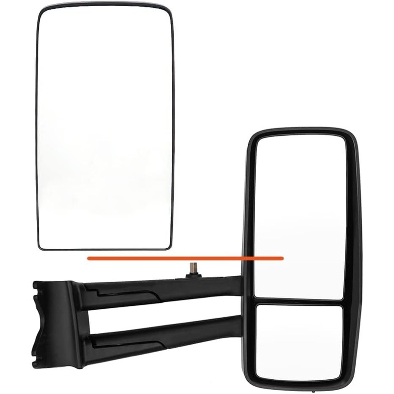 Generic Upper Mirror Glass for Kenworth T680 T880 With Defrost