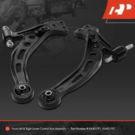A-Premium 2 x Front Lower Control Arm, with Bushing, Compatible with Toyota Camry 1992-1996, Avalon 1995-1996, Lexus ES300 1992-1996