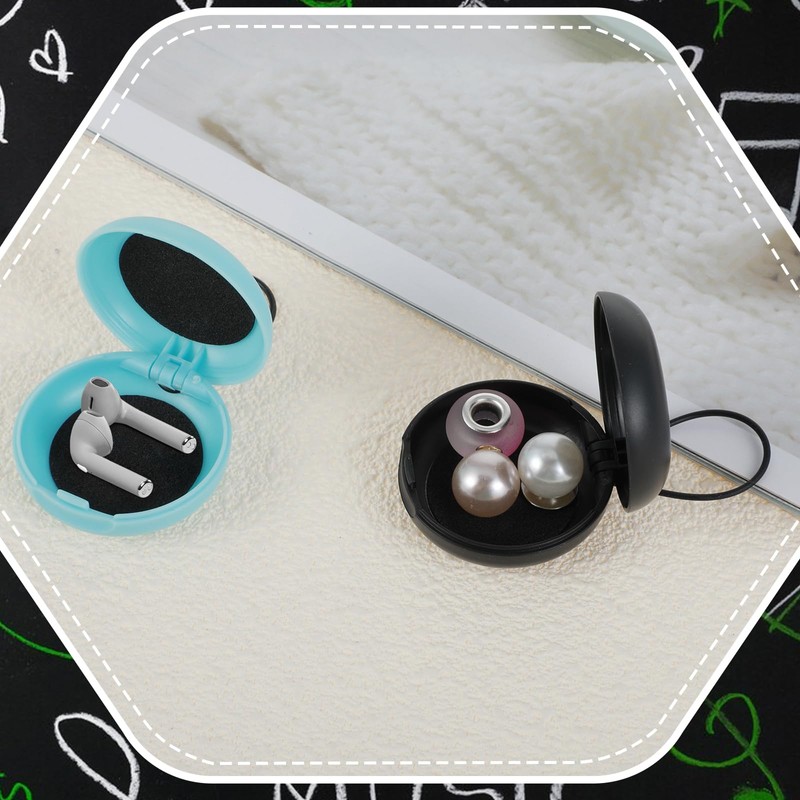 Bewudy 2pcs Ear Plug Carrying Cases, Earplug Cases, Portable Mini