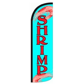 SHRIMP X-Large"WINDLESS" Swooper Flag