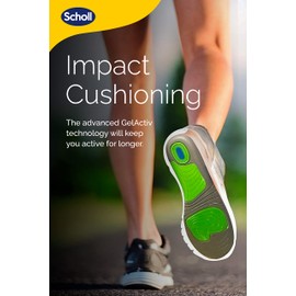 Scholl Women's Gel Activ Sport Insoles UK Size 3.5-7.5