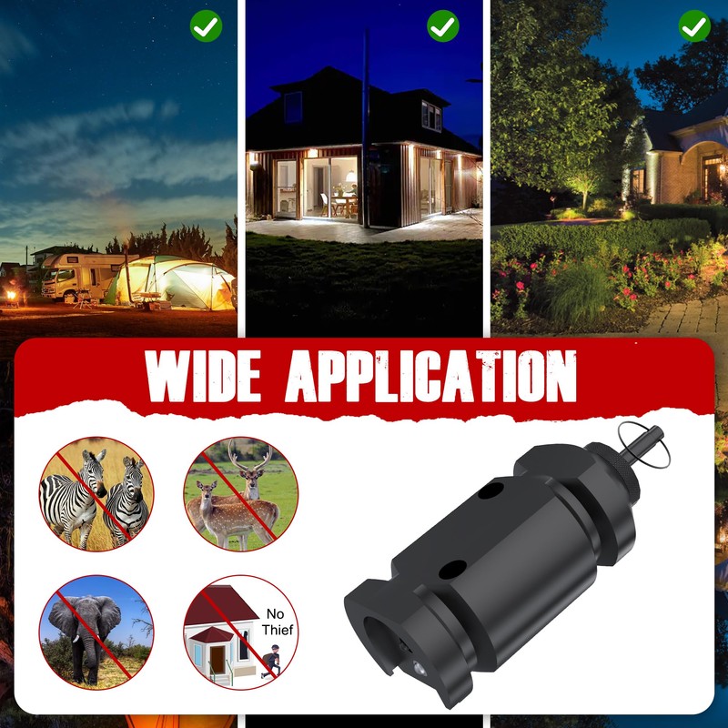 Perimeter Trip Alarm, 12 Gauge Camping Trip Wire Alarm Device,