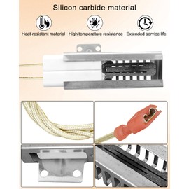 2 Pcs PB040001 Gas Range Oven Igniter Compatible with Viking Range Oven Burner Replace AP5315579 065650-000 PB04001 792263, with 4 Ceramic Wiring Cap