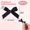 Pndeyo 35pcs Mini Gift Wrap Bows, Tiny Cute Satin Ribbon