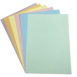 DJP Pastel Paper Pack A4 80gsm Mixed Pastel Paper 120 Sheets 6 Shades A4 Printer Photocopier Coloured Paper Sheets