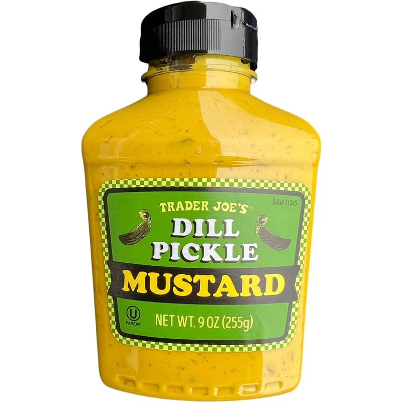 Trader Joe's Dill Pickle Mustard (3 Bottles), Kosher
