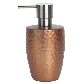Spirella Darwin Hammered Stoneware Copper Soap Dispenser