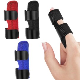 Esshogo 3 Stück Fingerschienen, Fingerschiene, Fingerschiene, Fingerschiene zur Schmerzlinderung, Fingerschiene zur Schmerzlinderung, Fingerunterstützung, Fingerschiene