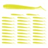 TIXIPEM 2.95" T-Tail Soft Fishing Lures [30-Pack] - Paddle Tail