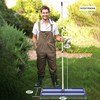 Lawn Leveling Rake with Aluminum Roller & Stainless Steel 30"x10"