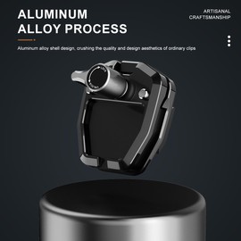 Lupholue Motorcycle Windshield Clip Mount Quick Release Clip Mount Compatible with GoPro Hero 13 12 11 10 9 8 7, Insta360 X4 X3 X2 X ONE RS R, DJI Osmo Action, Smartphone