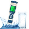 GISNPA PH Meter, Digital 4-in-1 PH ORP H2 Temp Meter