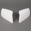 HECASA White Mirror Covers Caps Compatible with 2007-2022 Toyota Tundra/Sequoia