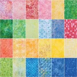 Expressions Batiks Sorbet and Sundaes Rolie Polie 40 2.5-inch Strips Jelly Roll Riley Blake RP-SS-40