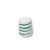 GMUNDNER KERAMIK Pepper Shakers Smooth Diameter 4.8 cm Green Flamed