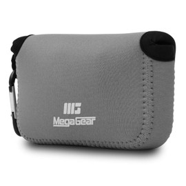 MegaGear MG790 Nikon Coolpix W100, S33 Ultra Light Neoprene Camera Case - Gray
