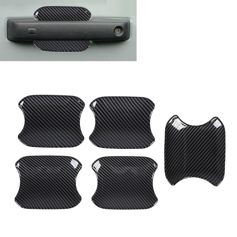 5PCS Car Exterior Door Handle Bowl Cover Protective Sticker Scratch